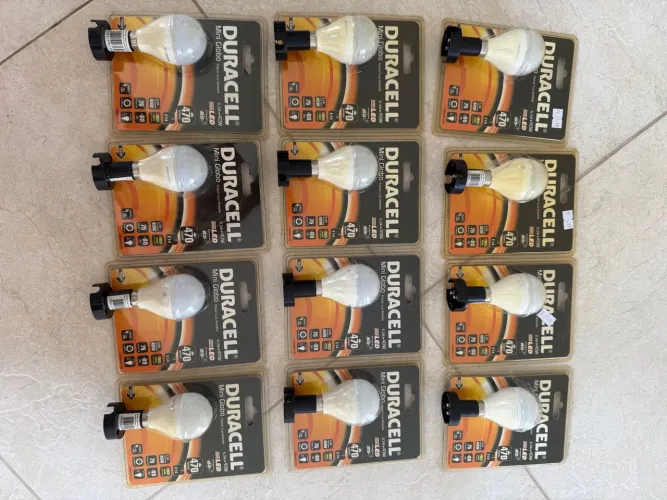Lâmpadas LED Duracell Mini Globo