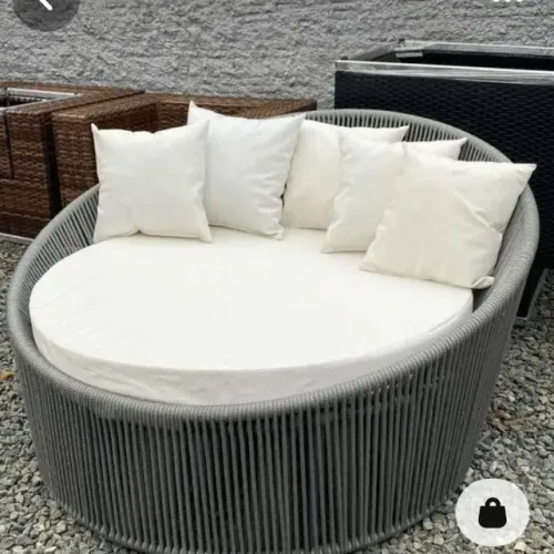 CHAISE ALTO PADRÃO COM TECIDO IMPERMEÁVEL PARA ÁREA EXTERNA 