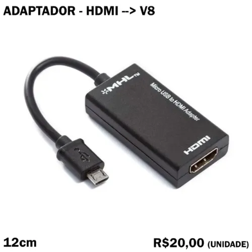 Adaptador HDMI para V8