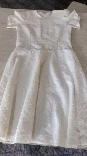 Vestido branco festa 8-10 anos