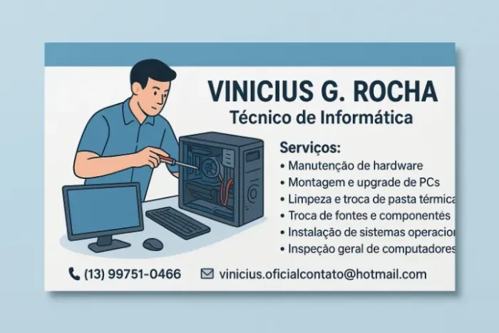 Manutenção de Computador (Tecnico de Informática)