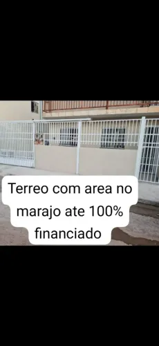 Apartamento térreo com quintal , até 100% financiado renda 1.500 pra cima 