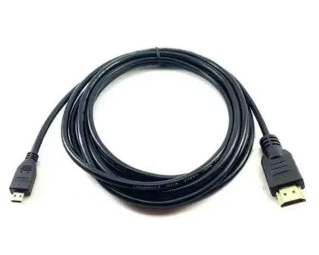 Cabo Micro Hdmi X Hdmi 1,5m 1.4 Ponta Micro Hdmi
