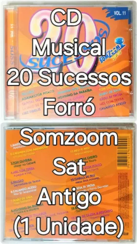 CD Musical 20 Sucessos Somzoom Antigo