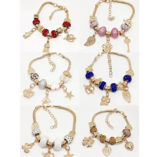 Pulseiras pandora Femininas - Diversos Modelos e Cores