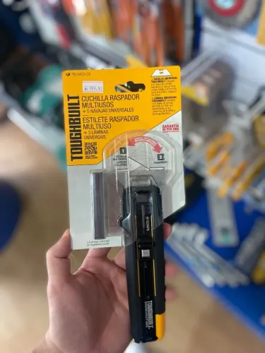 Estilete Especial com Raspador + 5 Lâminas Toughbuilt TB-H4S5-01
