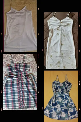 Kit 4 vestidos de alças maravilhosos!