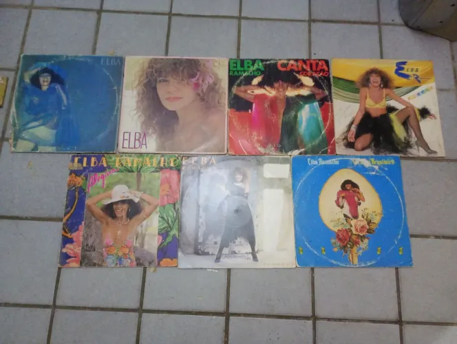 Coleção 7 Lps Elba Ramalho/Discos de Vinil/Forró/MPB 
