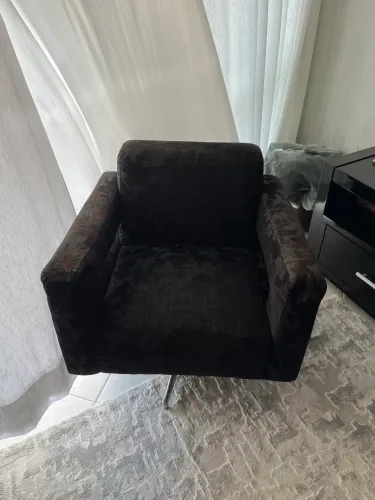 Poltrona giratória para sala de estar