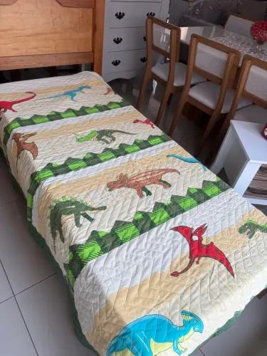 Colcha Infantil- Dinossauros 