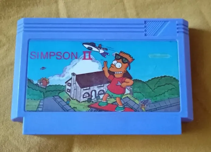 Cartucho 60 Pinos Simpsons 2 Bart VS The World Paralelo