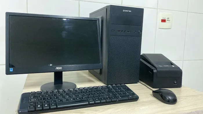 Kit Completo PDV / Caixa - Computador + Impressora Térmica + Leitor Código de Barras
