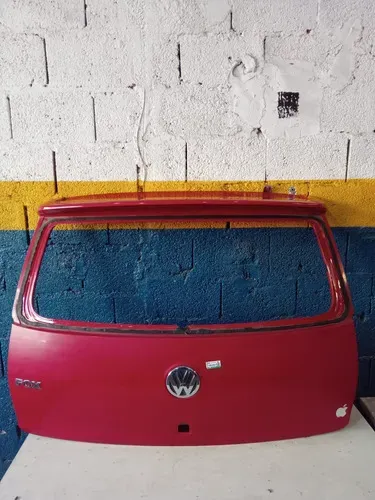 Tampa Traseira Volkswagen Fox 1.0 2010 3484 Vermelho