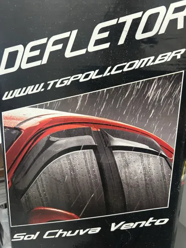 Defletor calha proteção chuva sol e vento do fox space fixe Crossfox 4 portas