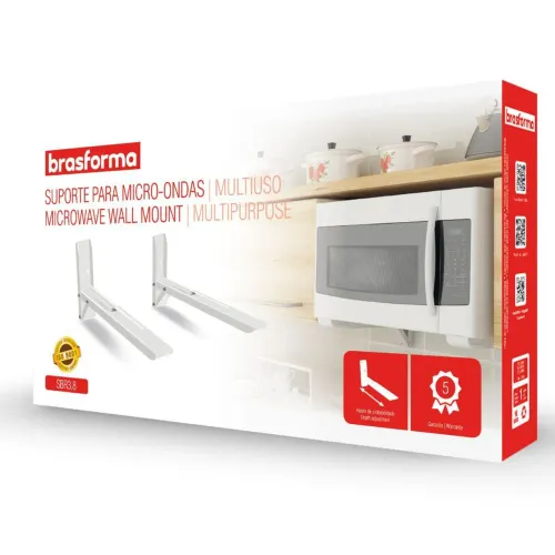 Suporte para microondas na parede