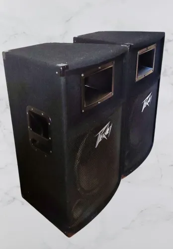 2 Caixas de som (PA) Peavey 300wrms cada - 10x sem juros