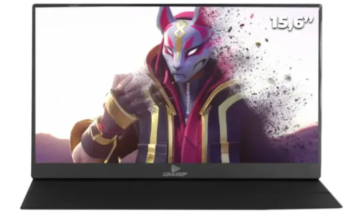 Monitor Portátil 15,6" Grasep D-TELA05 Multitarefas Mini Hdmi 60hz Full Hd Lcd