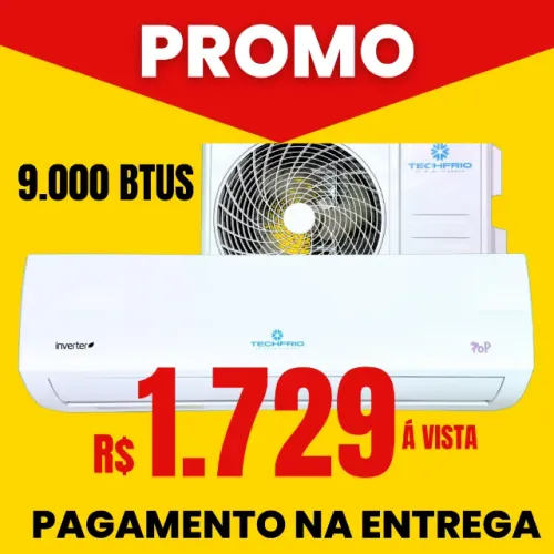 Ar Condicionado 9.000 BTUs Inverter R32 Frio ? R$ 1.729 a vista