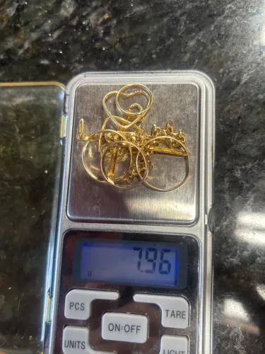 Ouro 18 , 7,96 gramas