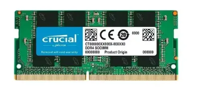 Memória Crucial, 16GB, 2666MHz, DDR4, CL19, Para Notebook - CB16GS2666