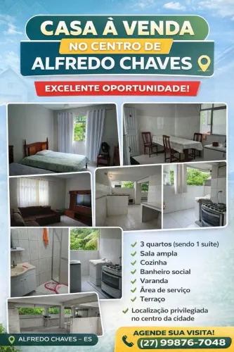 Casa no centro de Alfredochaves