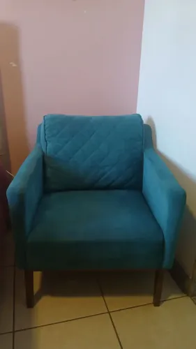 Poltrona grande azul