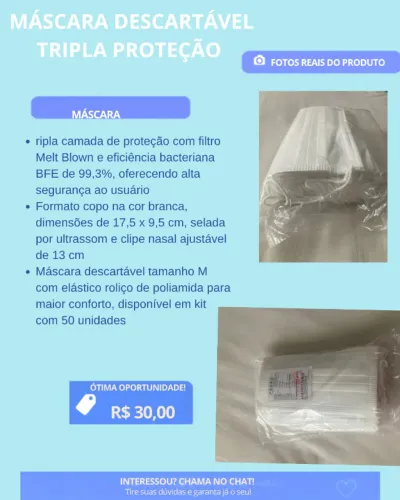 Máscara Descartável
