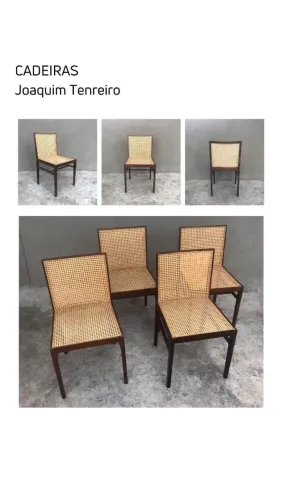 Conjunto de cadeiras Joaquim tenreiro