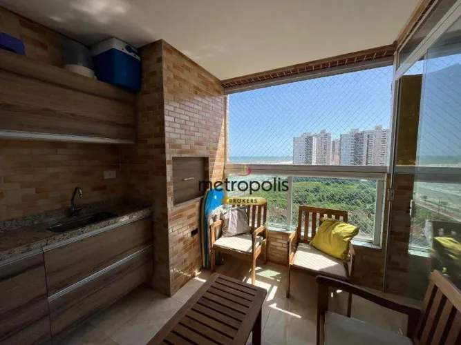 Apartamento com 2 dormitórios à venda, 75 m² por R$ 520.000,00 - Vila São Paulo - Mongaguá