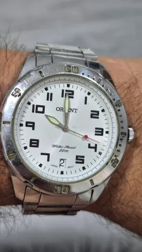 Relógio ORIENT SPORT  BRANCO  50M   -   ÓTIMO ESTADO