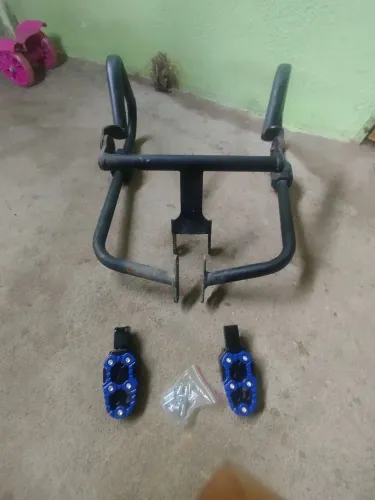 Protetor de carenagem da pop e par de pedal esportivo 