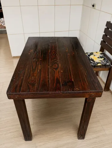 Mesa Rústica C/ 4 cadeiras