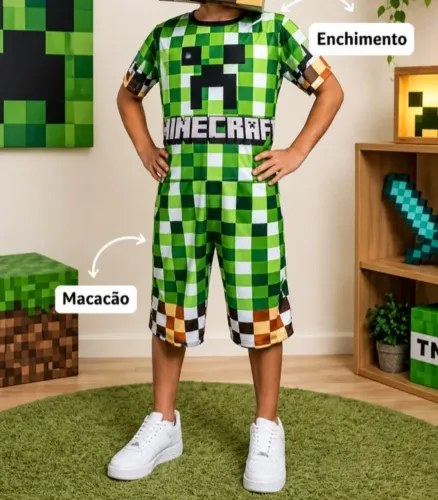 Fantasia Infantil Minecraft