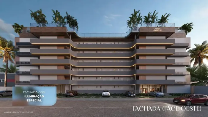 PRAIA DOS CARNEIROS - FLAT 22m² a 40 passos da Vila do Padre Arlindo com vista mar e lazer