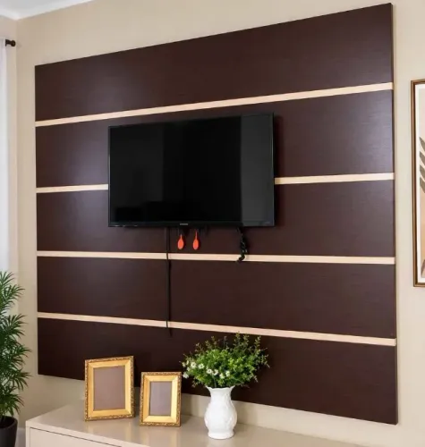 ? Painel de TV grande em MDF + suporte