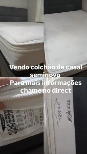 Colchão solteiro e casal em ótimo estado