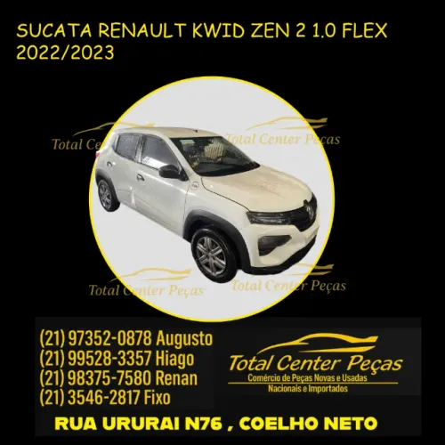 SUCATA RENAULT KWID ZEN 2 1.0