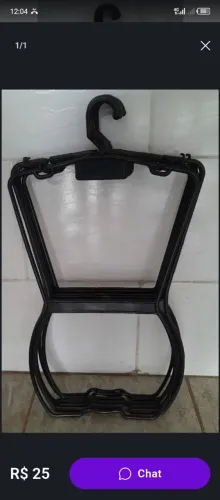 Vendo Cabide Silhueta cada Unidade 5,00