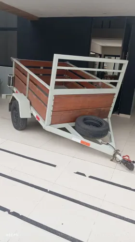 Carretinha fazendinha 1 eixo (ARTESANAL REFORÇADA)