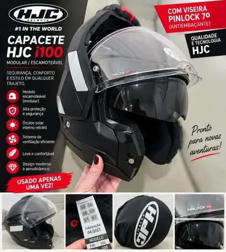 Capacete HJC i100