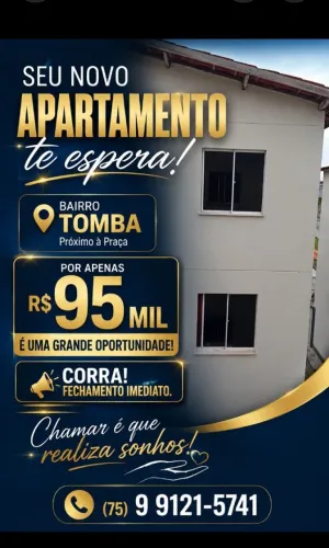 Vendo: Um ótimo Apartamento na praça do (Tomba ) Feira de Santana BA 