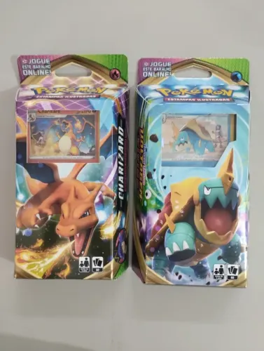Pokemon TCG Deck Inicial Charizard + Drednaw Voltagem Vivida