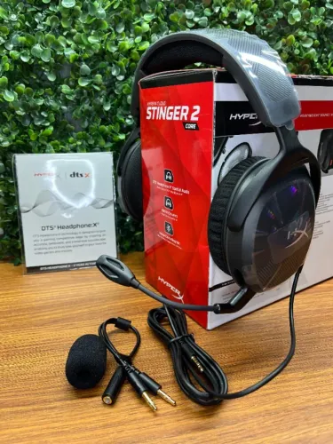 HyperX Stinger 2 Core drivers 40mm som surround conforto gamer entrega gratis em manaus!!!