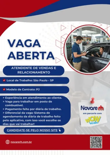 Atendente de Vendas e Relacionamento