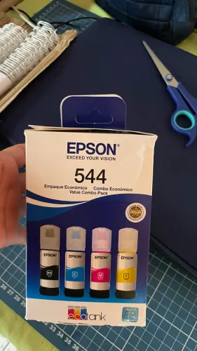 Valor 48,00 KIT 4 TINTA  T544 PARA L3110 L3150 L3210 L3250 4 CORES