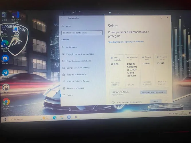 [OPORTUNIDADE]Notebook Acer 12 GB de RAM e 1TB+256gb SSD(memória infinita) Super Rápido 