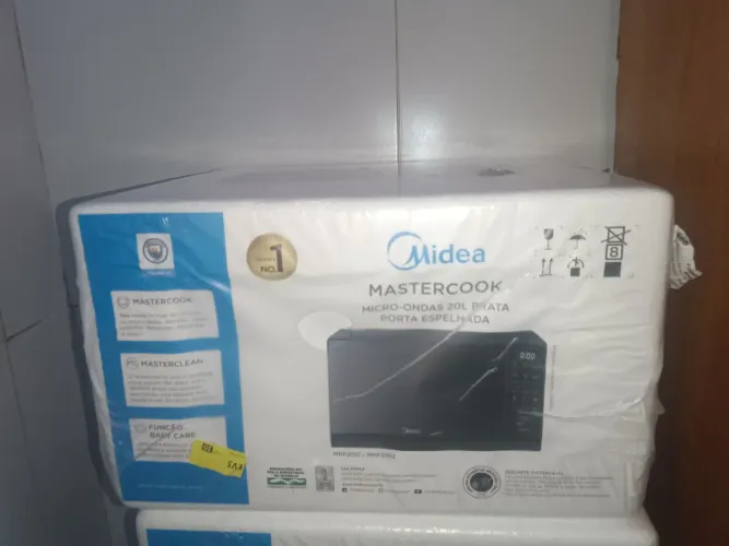 Microondas Midea espelhado 110V lacrado