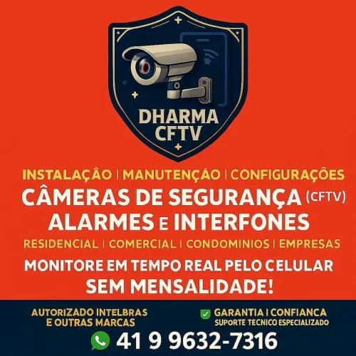 Instalação e manutenção câmeras de segurança e interfone