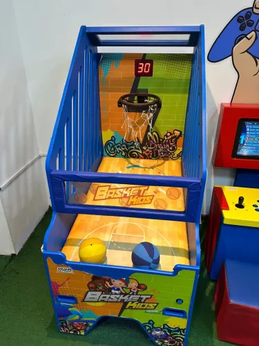 Brinquedos para buffet Basquetinho, air gamer, simulador