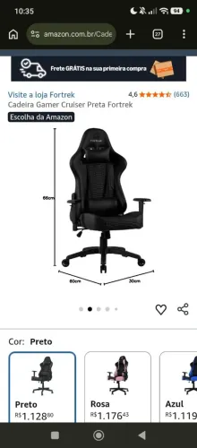 Torrando cadeira Pc gamer nova 